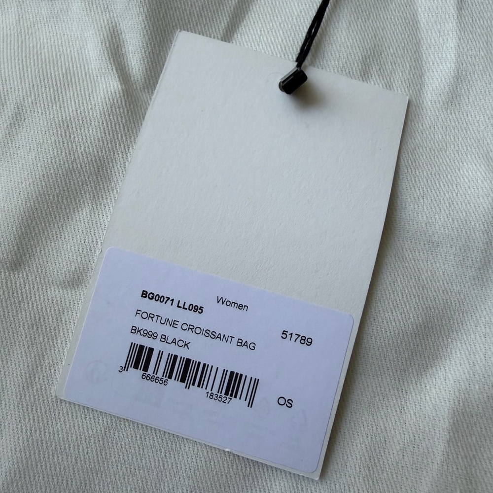 Lemaire Fortune Croissant Bag - Black - Picture 3 of 15